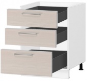 Стол Premium с 3-мя ящиками 600х600х810 Н-65 ЛДСП, Боровичи мебель