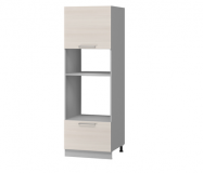 Пенал под духовой шкаф и микроволновую печь 600х590х2135 Н-112 ЛДСП, Боровичи мебель